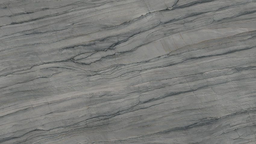 A close up of the grey marble surface