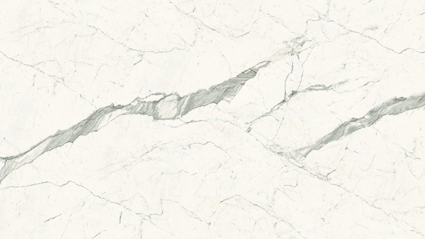 A white marble floor with some grey lines