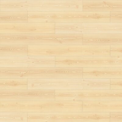 A light colored wood floor with no grain.