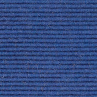 A close up image of a 512 blue wool carpet.