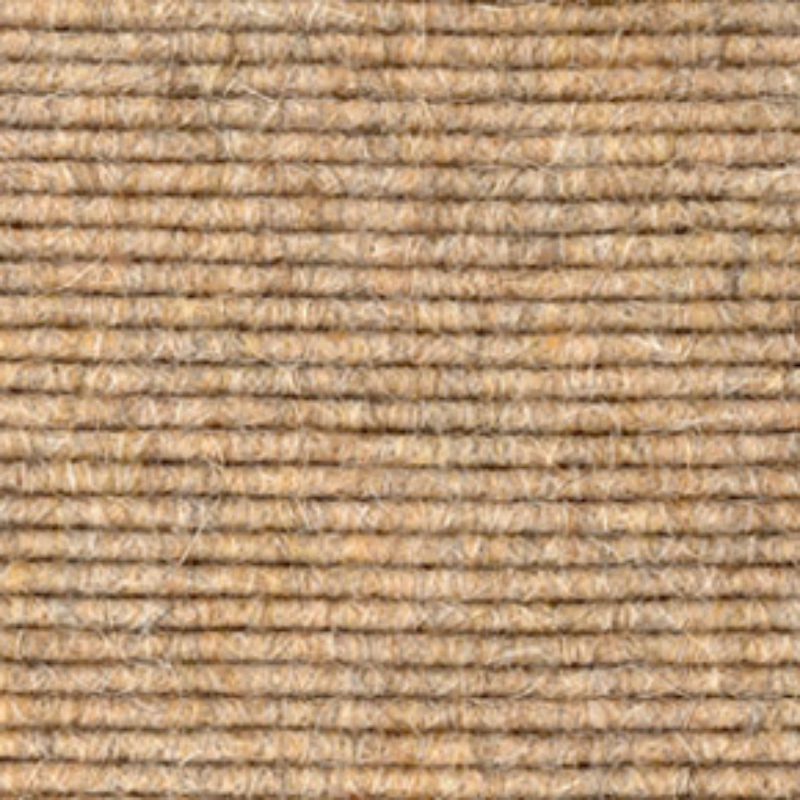 A close up image of a jute rug.